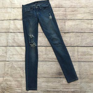 Flying Monkey Skinny Distressed Jeans Size 24